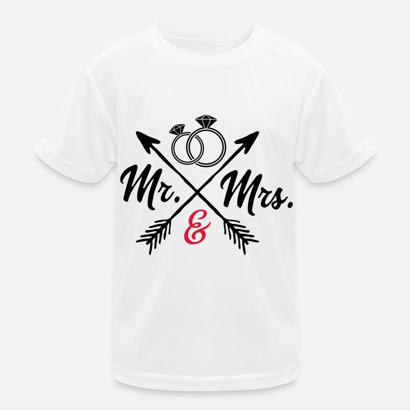 Mr. And Mrs. Kinder Funktions-T-Shirt