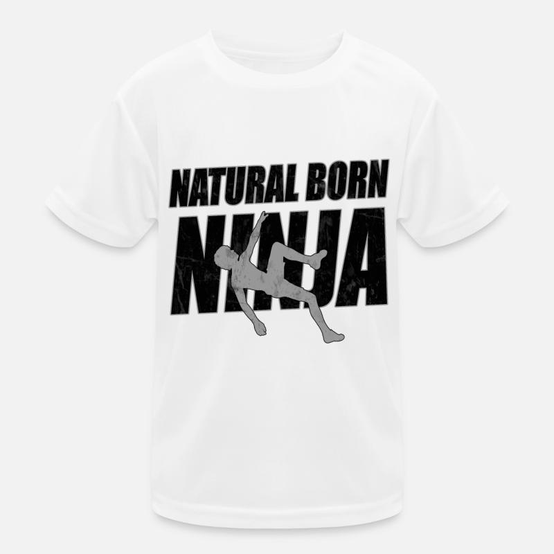 Natural Born Ninja T-shirt sport Enfant