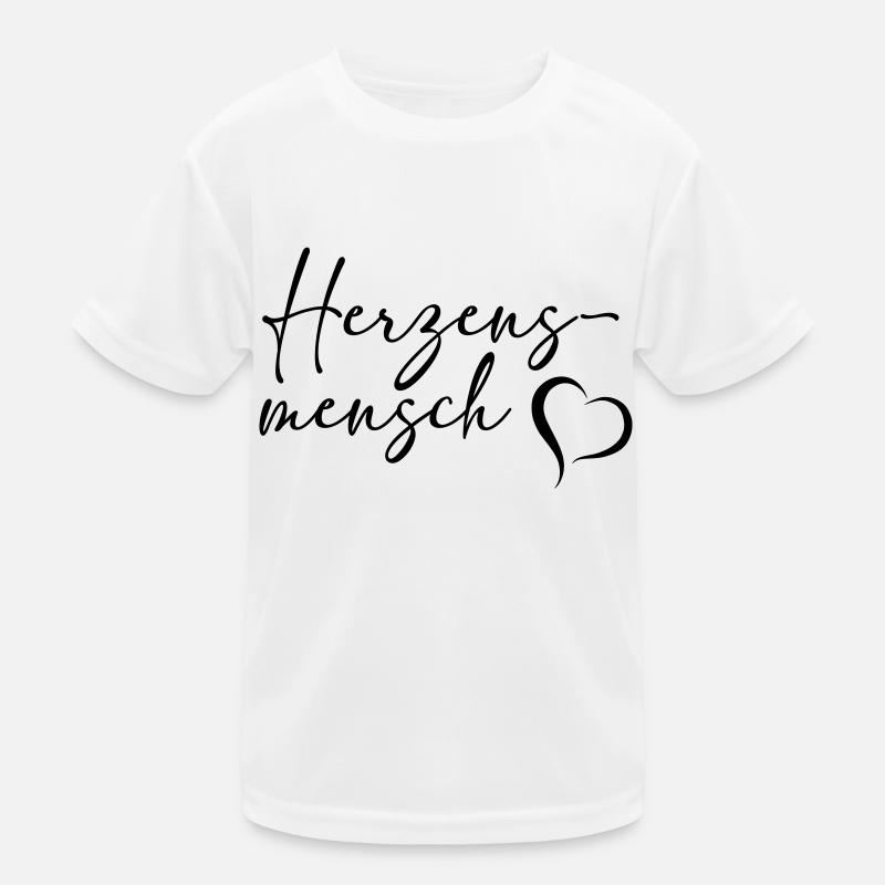 Herzensmensch by csDesign Kinder Funktions-T-Shirt