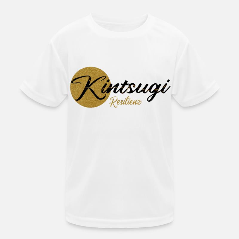Kintsugi-Vers01-black Kinder Funktions-T-Shirt