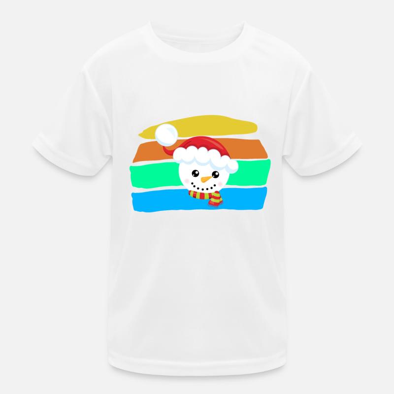 Snowman Kids Functional T-Shirt