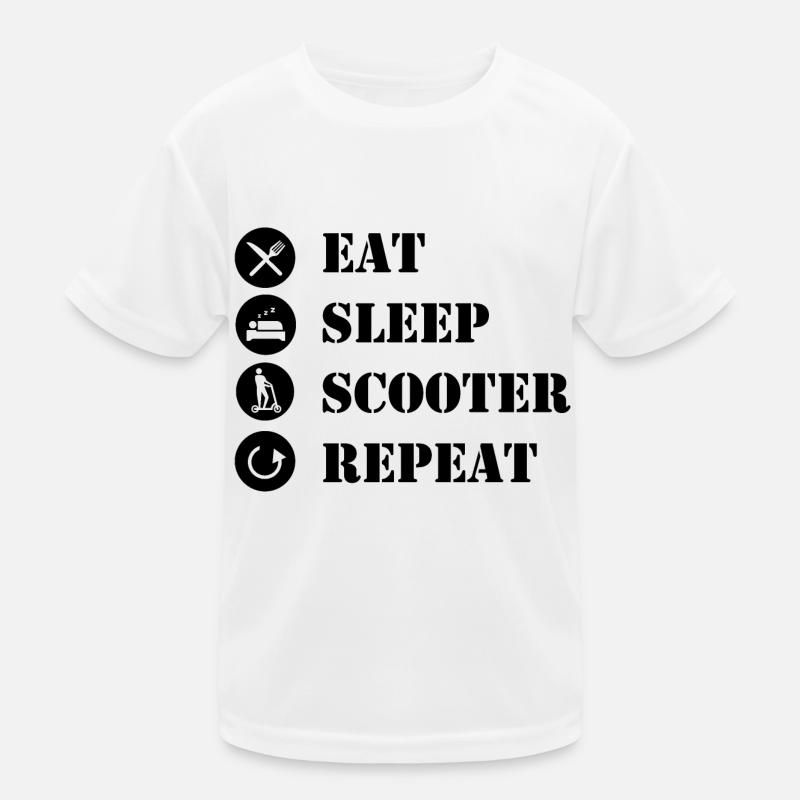 E-Scooter E-Roller Scooter T-shirt sport Enfant