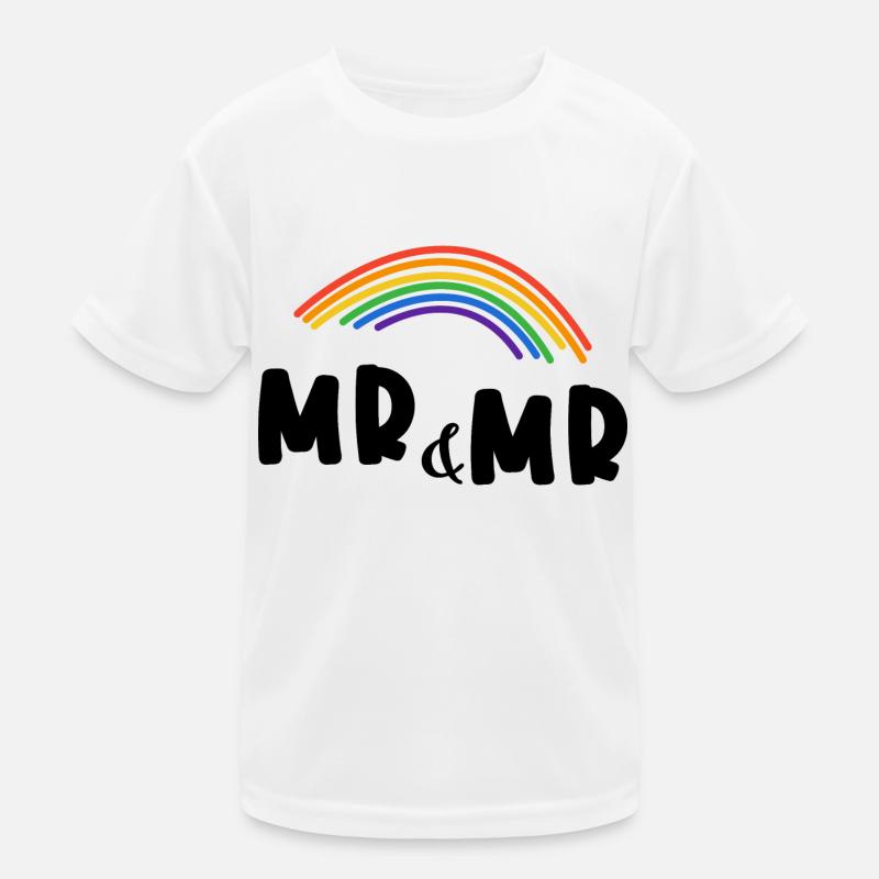 Herr und Herr Homo-Ehe. Geschenk Kinder Funktions-T-Shirt