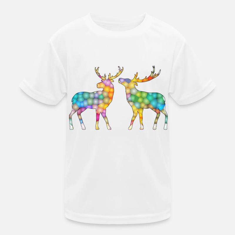 Hirsch Kinder Funktions-T-Shirt