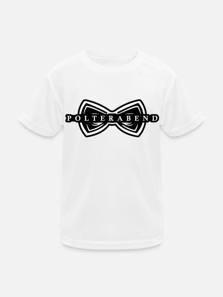 Polterabend Junggesellenabschied - Kinder Funktions-T-Shirt - Weiß - Vorne