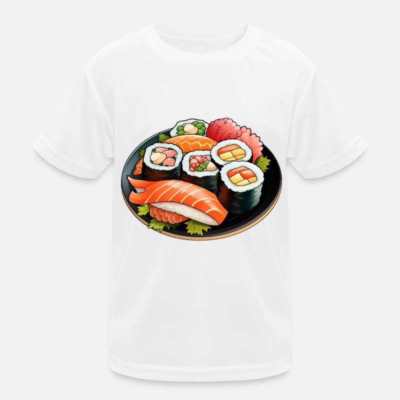 Sushiteller Kinder Funktions-T-Shirt