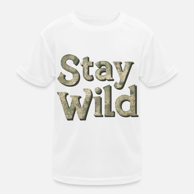 RESTEZ SAUVAGE T-shirt sport Enfant