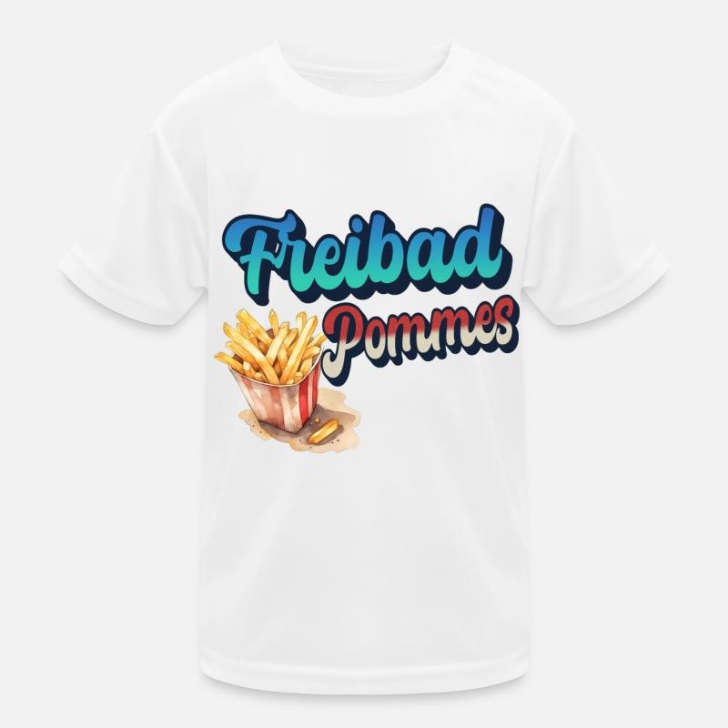 Frites de piscine extérieure T-shirt sport Enfant