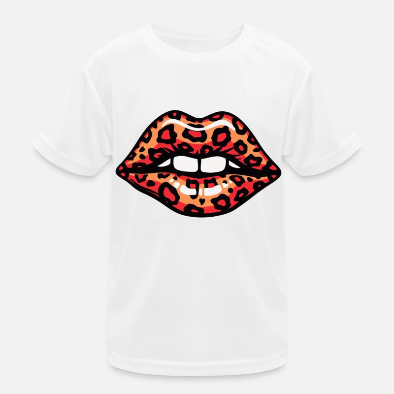 LEOPARD LIPS Kids Functional T-Shirt