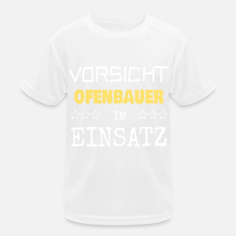 Stove builder as a vocation Kids Functional T-Shirt