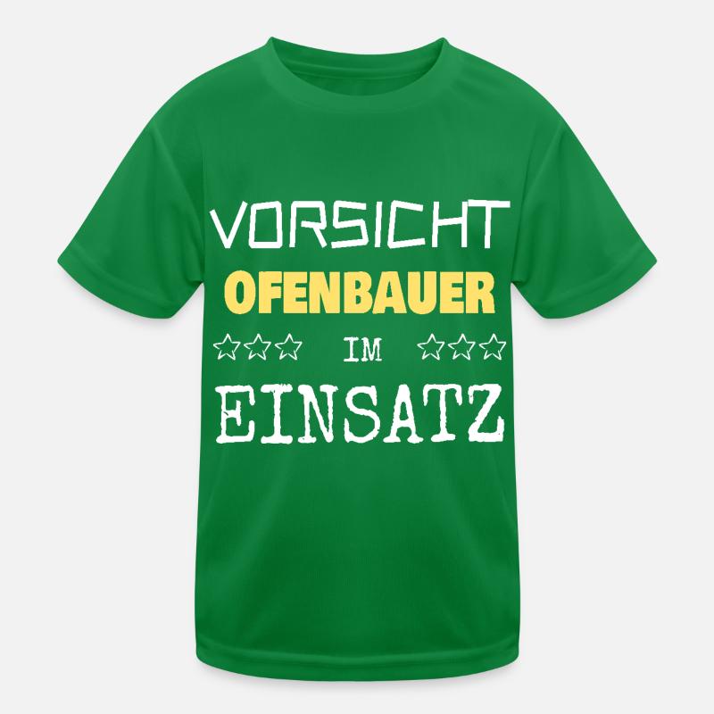 Stove builder as a vocation Kids Functional T-Shirt