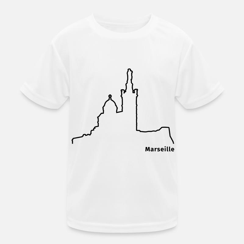 Marseille Kinder Funktions-T-Shirt