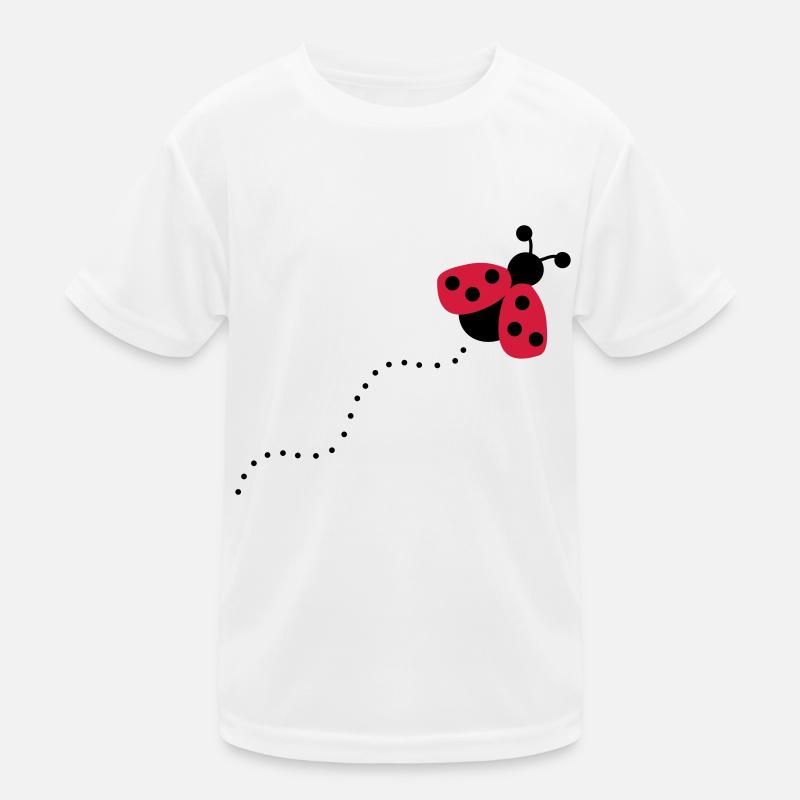 Marienkäfer Kinder Funktions-T-Shirt