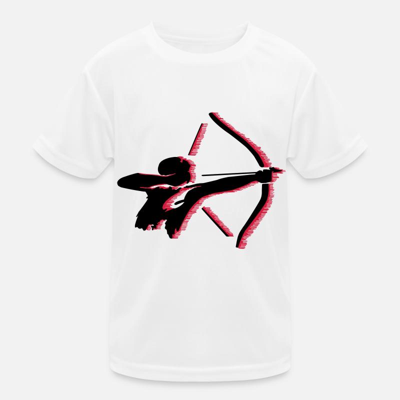 Bogenschütze Kinder Funktions-T-Shirt