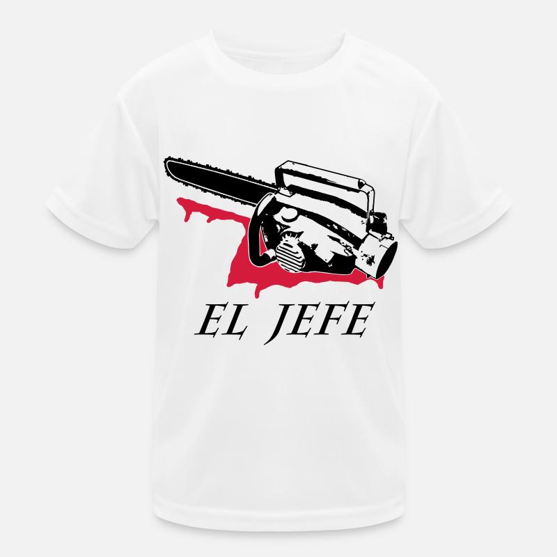 el jefe Kinder Funktions-T-Shirt