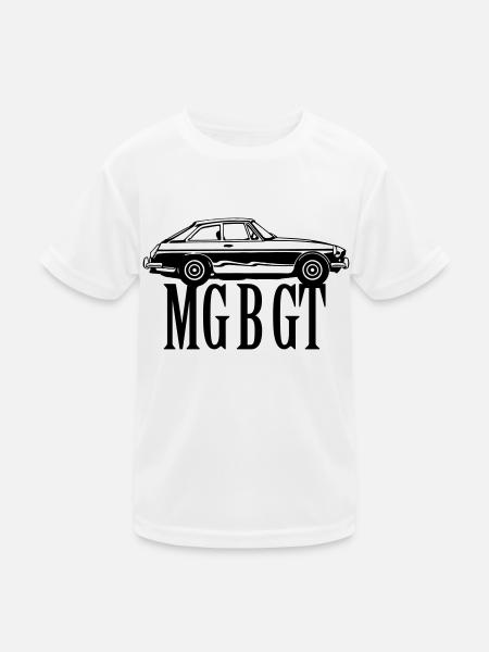 MG MGB GT - Autonaut.com - Kids Functional T-Shirt - white
