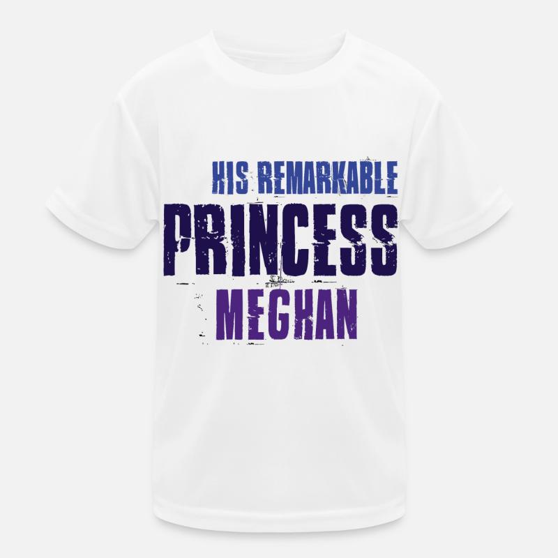 HT Royal Wedding Remarquable Princesse bleu T-shirt sport Enfant