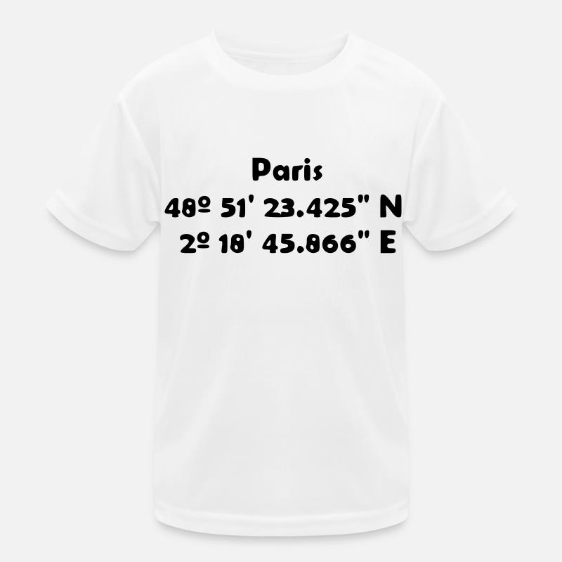 Paris Kinder Funktions-T-Shirt
