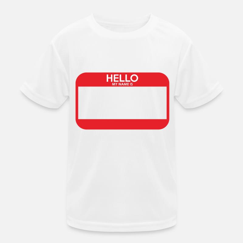 balise de nom vide T-shirt sport Enfant
