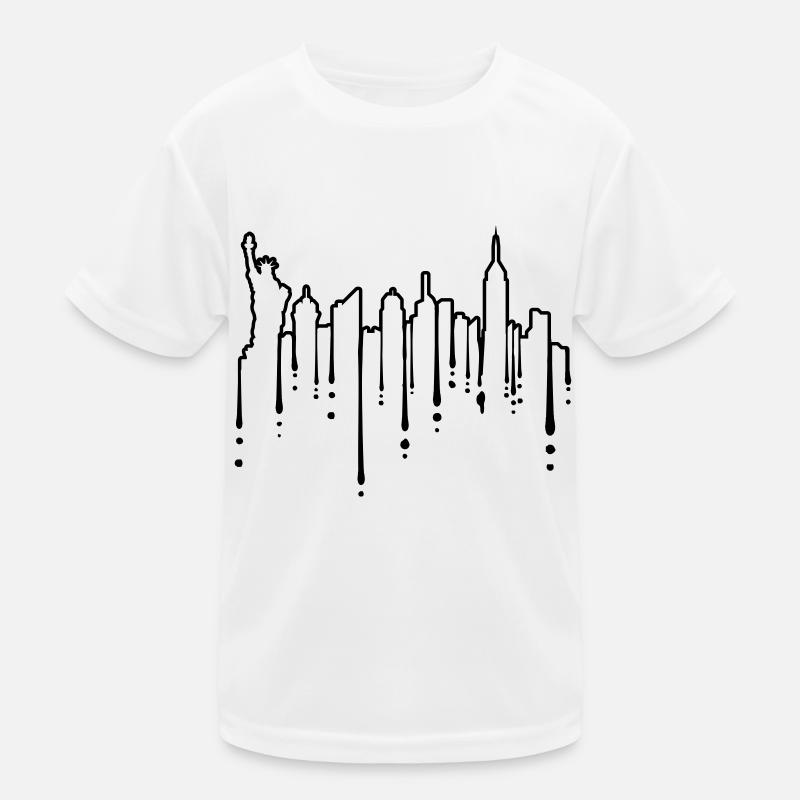 Laisse tomber la statue de la liberté NYC T-shirt sport Enfant