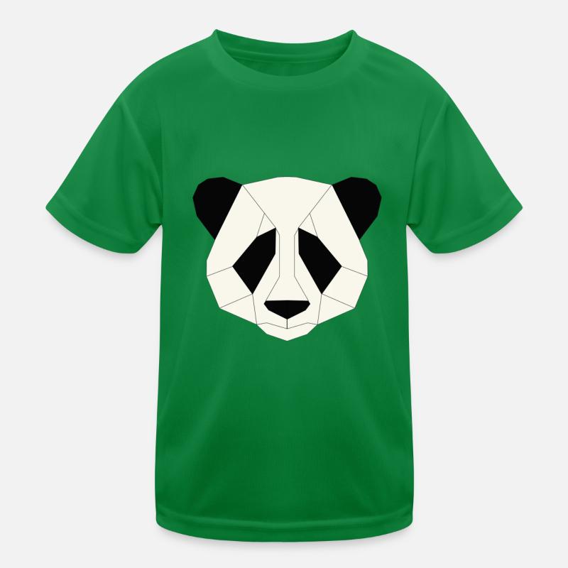 Panda geometric Kids Functional T-Shirt