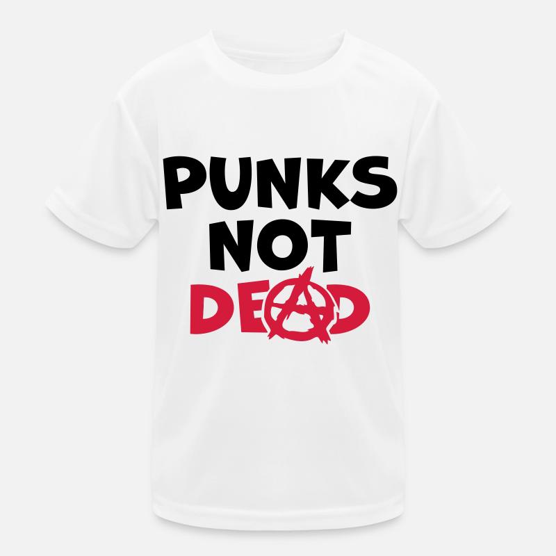 Zitat punks not dead Kinder Funktions-T-Shirt