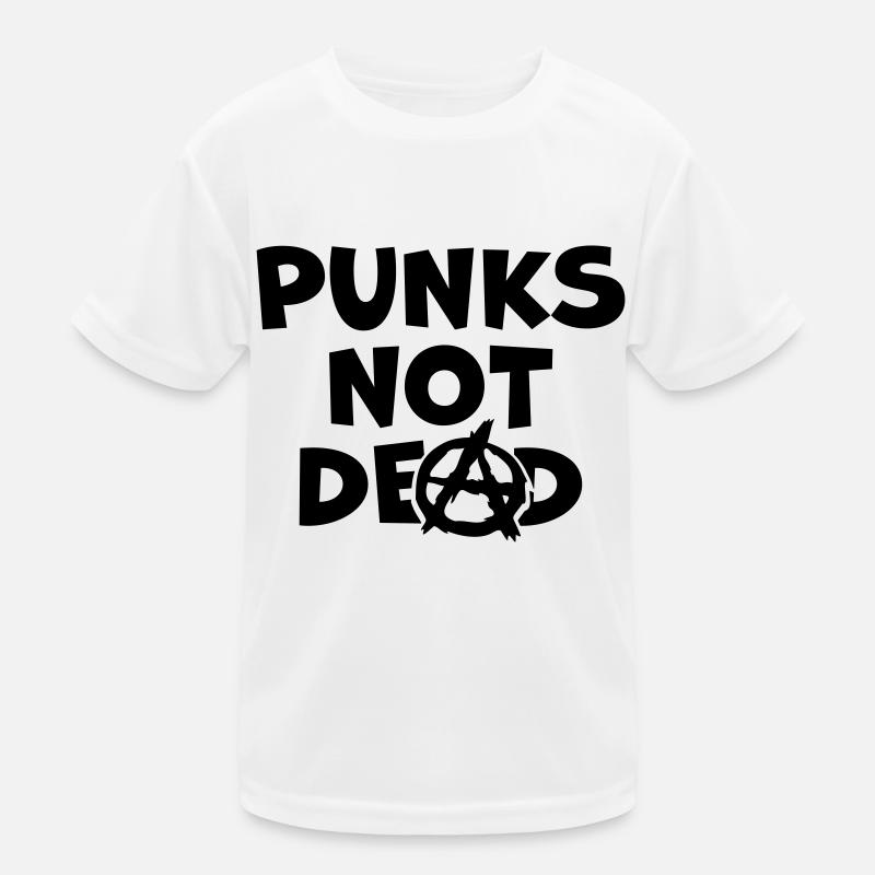 Punks not dead Zitat Kinder Funktions-T-Shirt