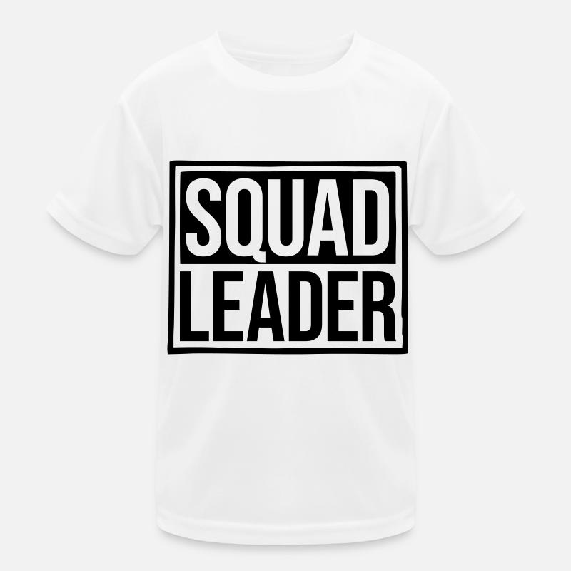 Conception du bouclier Squad Leader T-shirt sport Enfant
