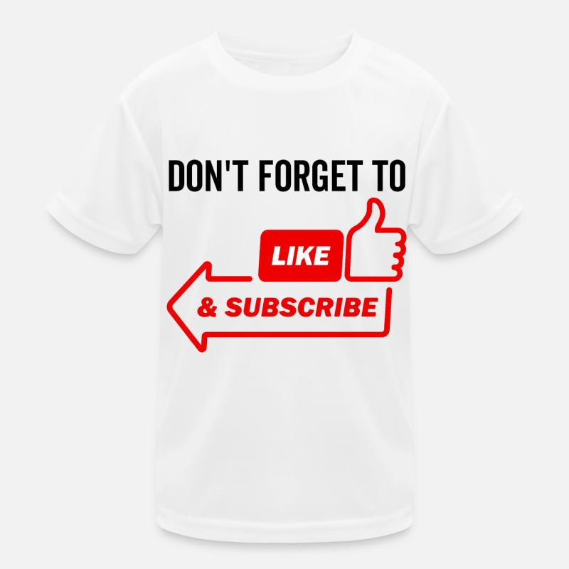 N’oubliez pas d’aimer et de vous abonner T-shirt sport Enfant