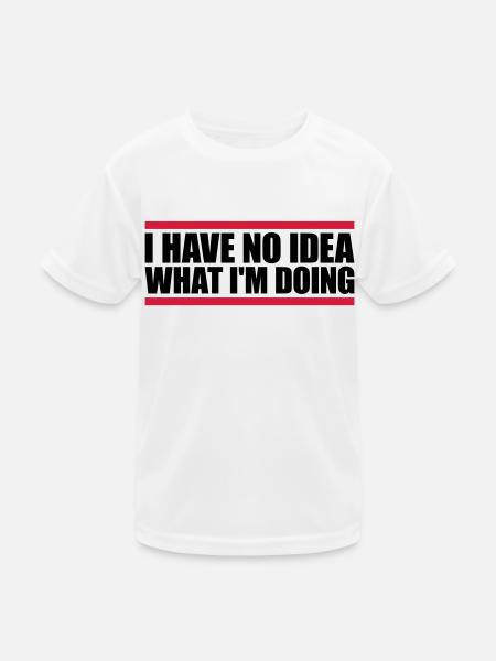 Aucune idée - T-shirt sport Enfant - blanc - Devant