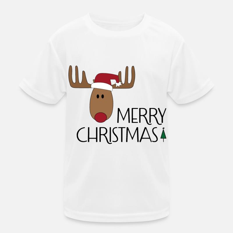 Merry Christmas Kinder Funktions-T-Shirt