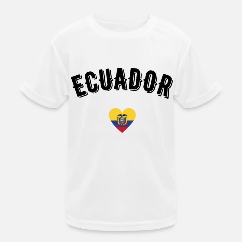 Ecuador Kinder Funktions-T-Shirt