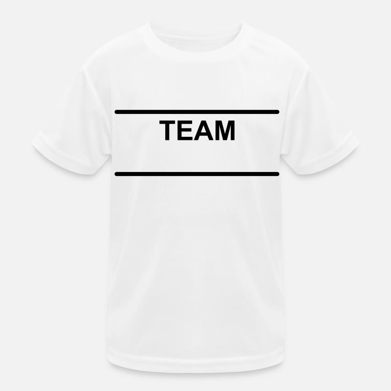 Team Group Template Design to design yourself Kids Functional T-Shirt