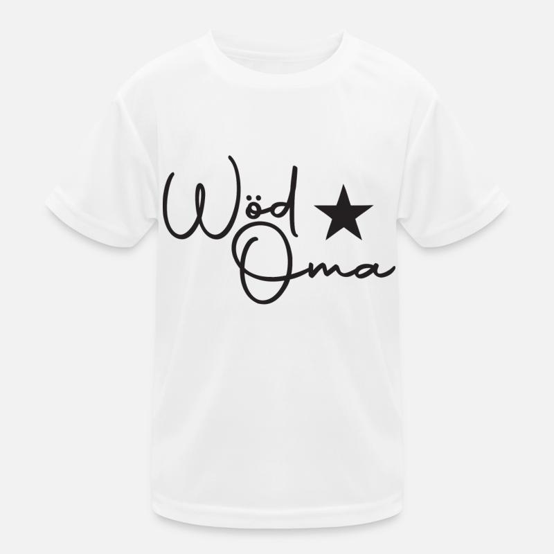 Wöd Oma Kinder Funktions-T-Shirt