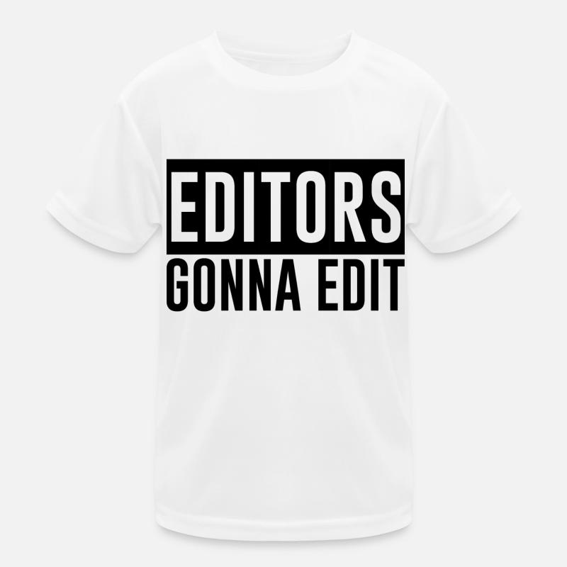 Editeurs qui vont à Edit 2 T-shirt sport Enfant