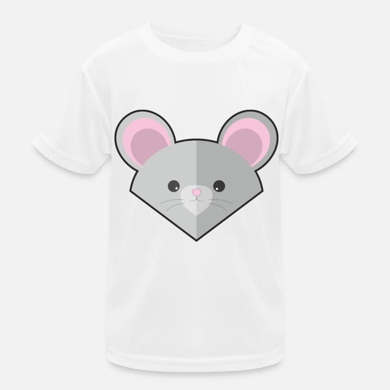 Cute Simple Mouse Kids Functional T-Shirt