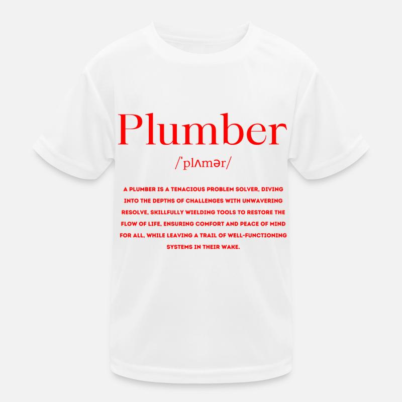 Klempner Definition Kinder Funktions-T-Shirt