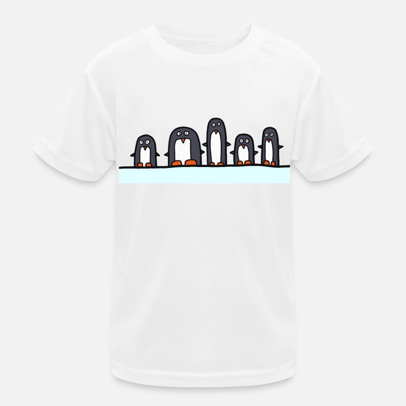 5 penguins Kids Functional T-Shirt
