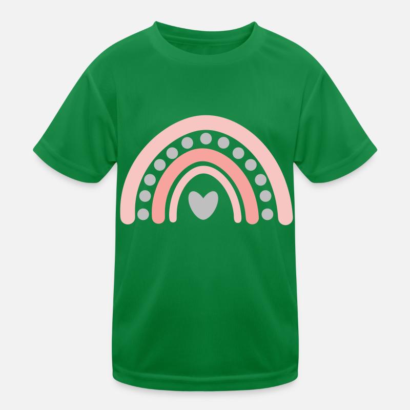 Regenbogen Kinder Funktions-T-Shirt