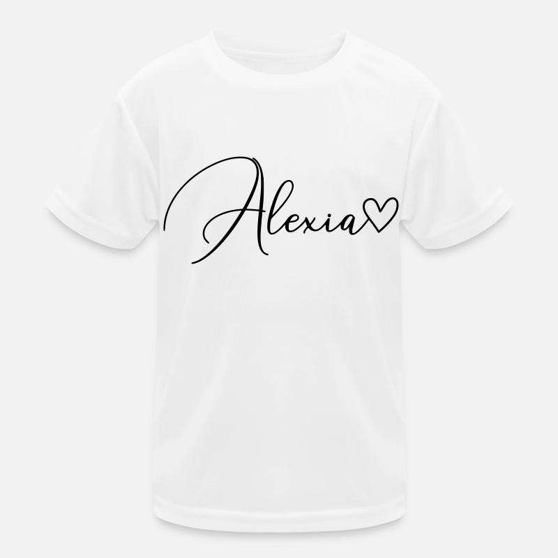 Alexia Name Vorname Mädchen Kinder Funktions-T-Shirt