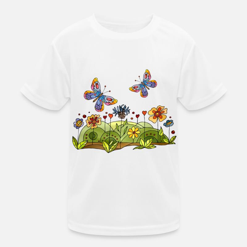 Schmetterlinge Kinder Funktions-T-Shirt