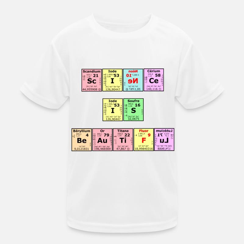 Science Is Beautiful Kids Functional T-Shirt