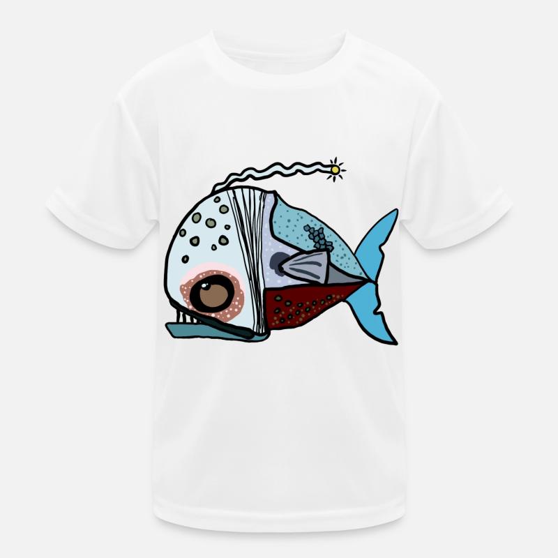 Fisch Kinder Funktions-T-Shirt