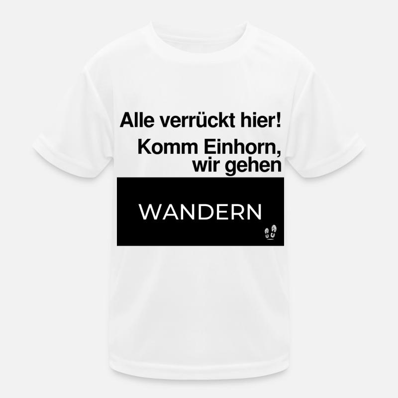 Komm Einhorn… Kinder Funktions-T-Shirt
