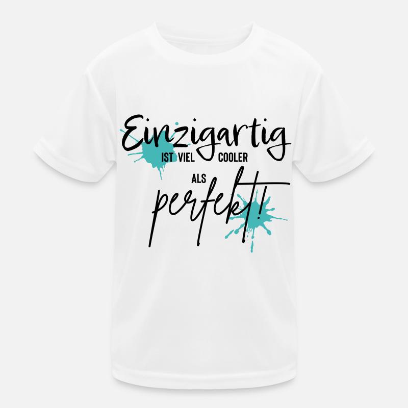 einzigartig Kinder Funktions-T-Shirt