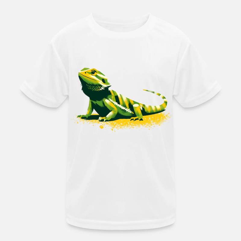 Bearded dragon Kids Functional T-Shirt