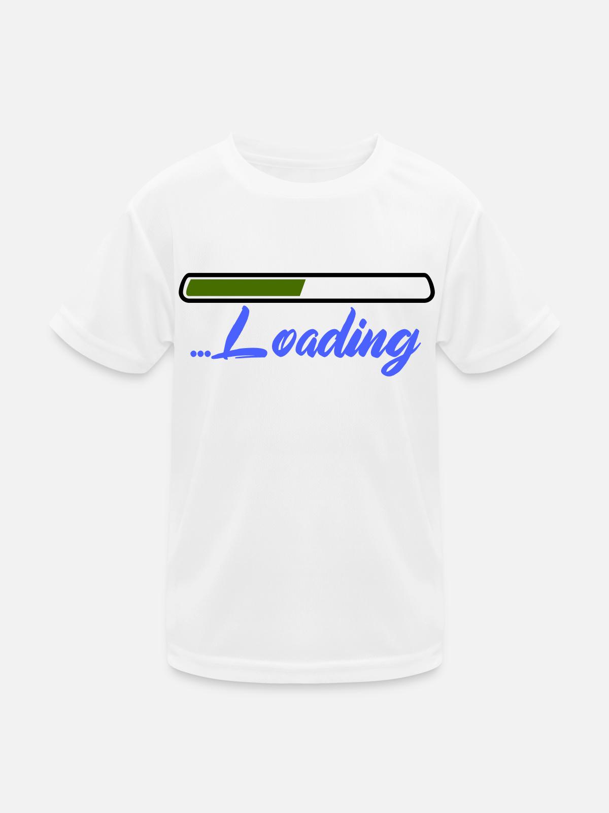 Loading - Kids Functional T-Shirt - white - Front