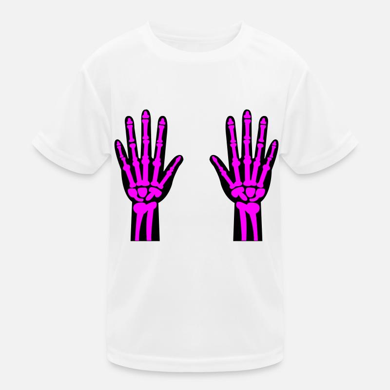Mains Squelette 02 T-shirt sport Enfant