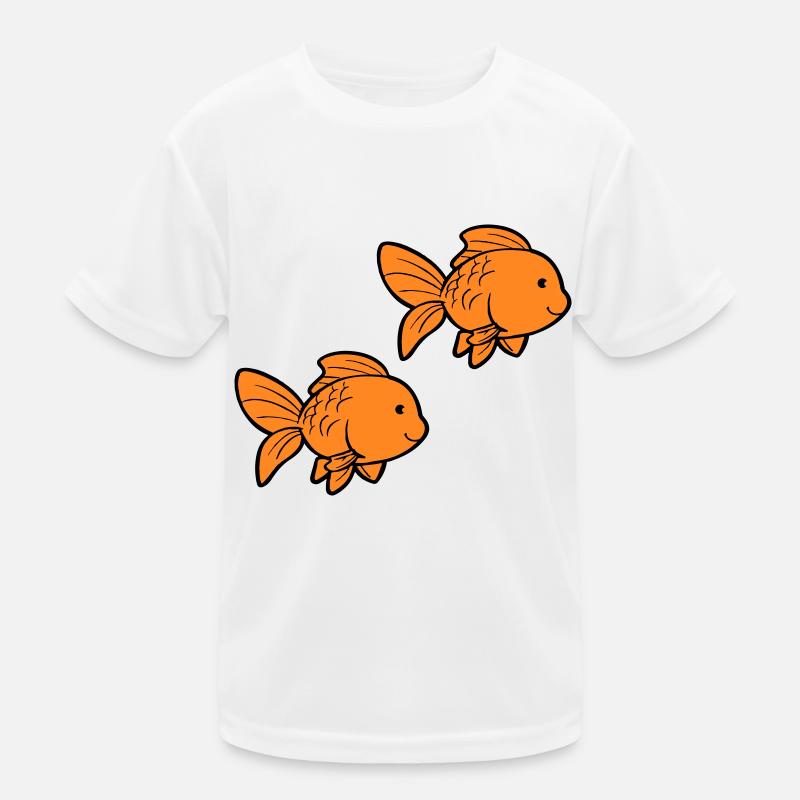 Fish Goldfish Kids Functional T-Shirt