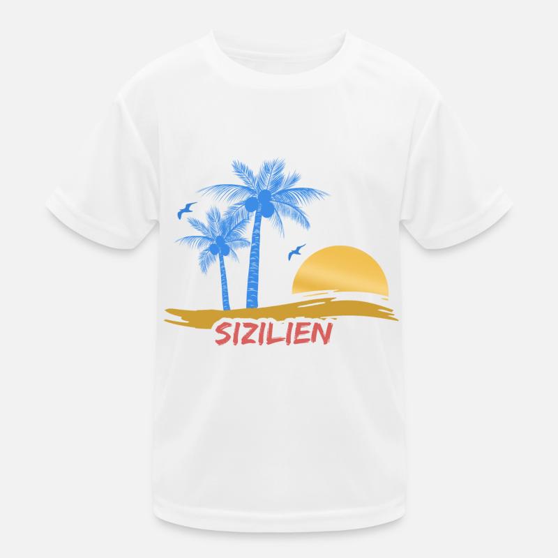 Plage Sicile T-shirt sport Enfant